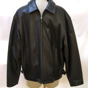 Docker's Khakis Leather Mint Condition Jacket Size Large